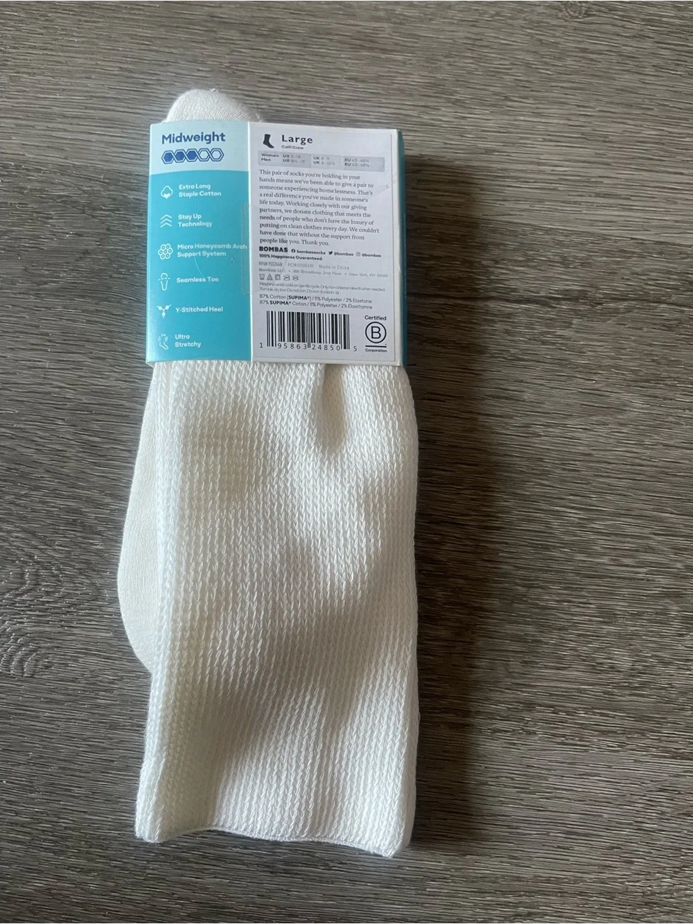 Bombas White Low-Cut Athletic No-Show Socks